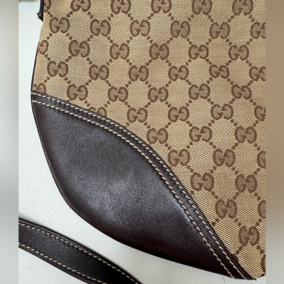 Authentic Vintage Gucci GG Monogram Canvas Crossbody Bag – Excellent Condition - Picture 7 of 16